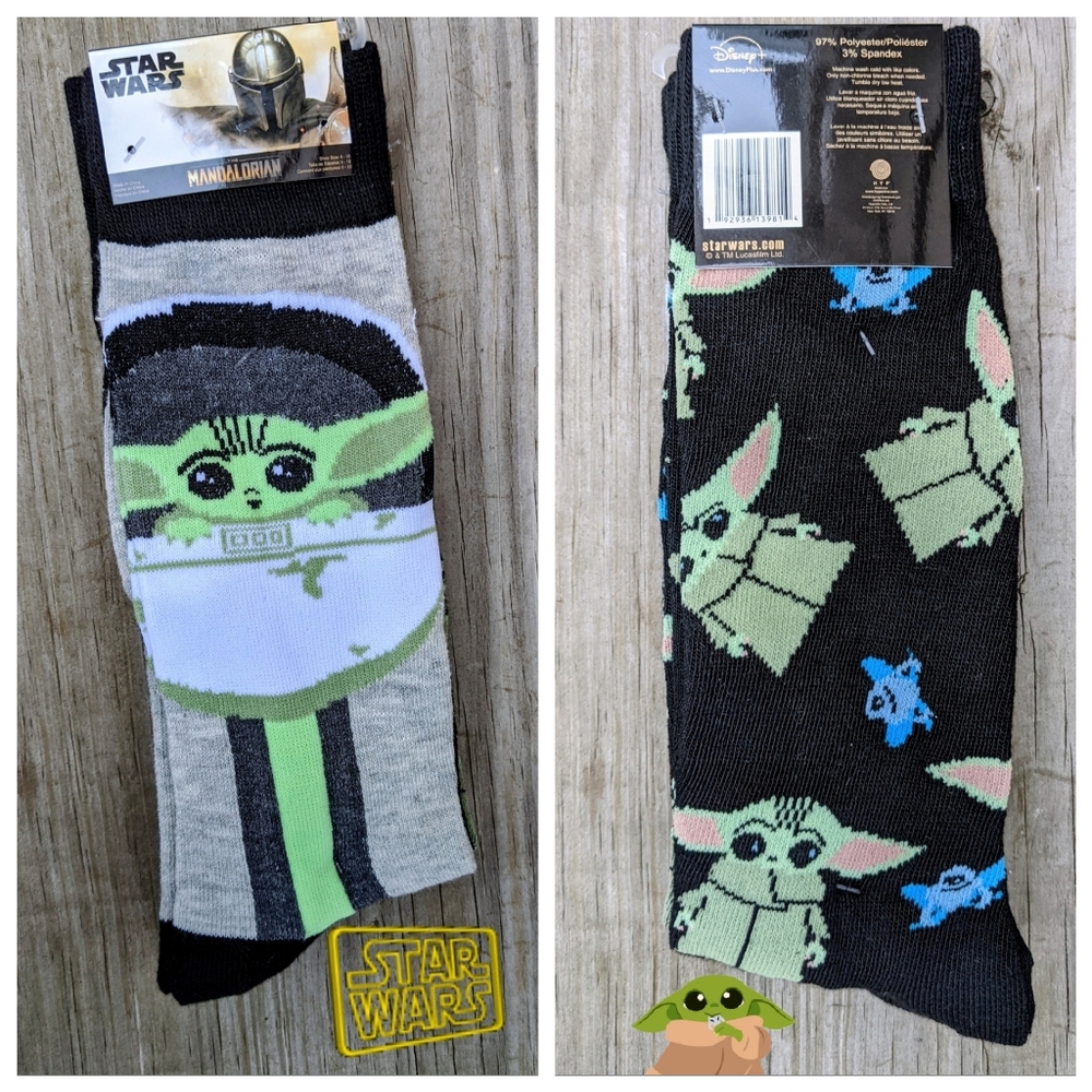 STAR WARS The Mandalorian Men's 2 Pack Socks 🧦